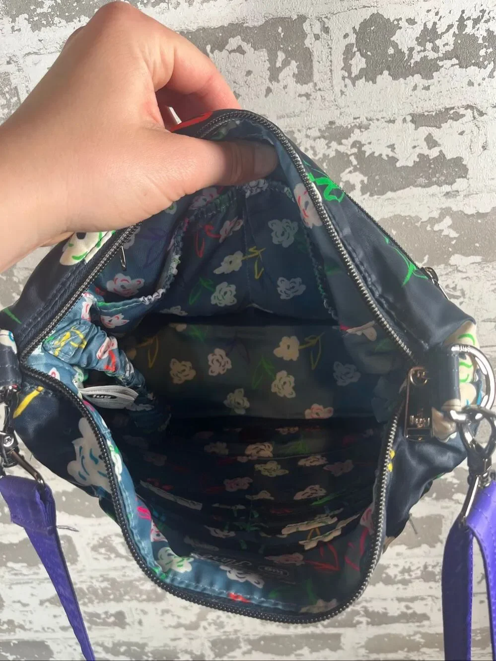 Lug | women floral crossbody travel bag